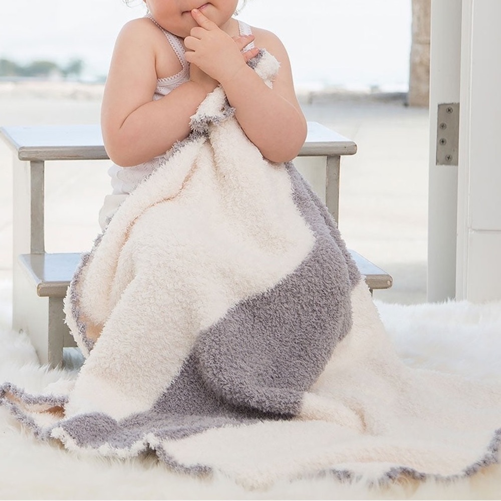Barefoot Dreams Baby Cozy Chic Stripe Receiving Blanket